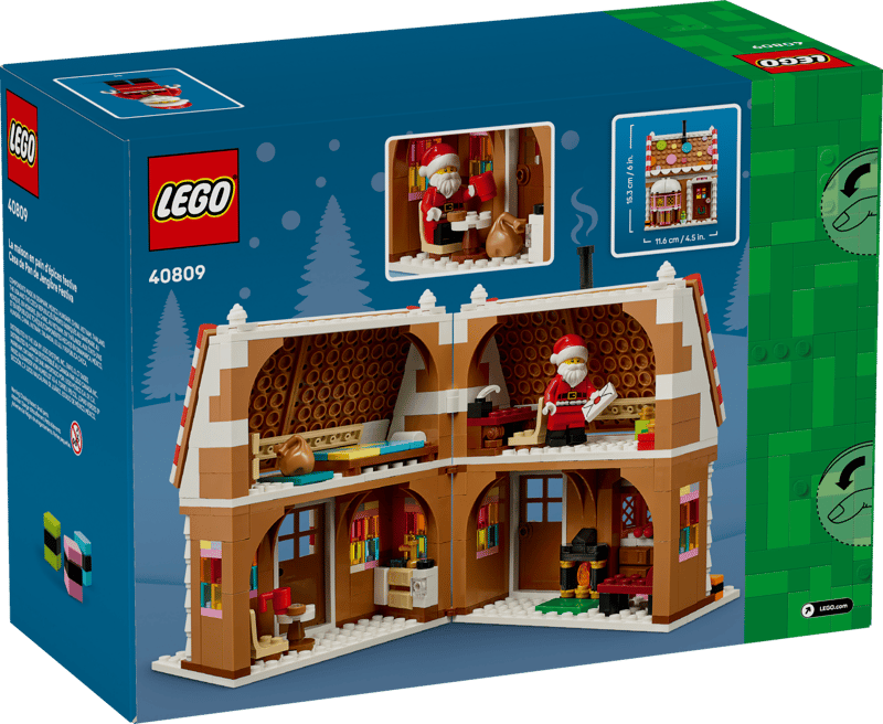 LEGO - Maison en pain d'épices festive