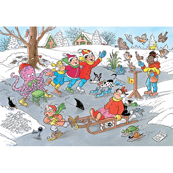 Jan Van Haasteren Junior Puzzle – Ice Skating – 240 Pieces