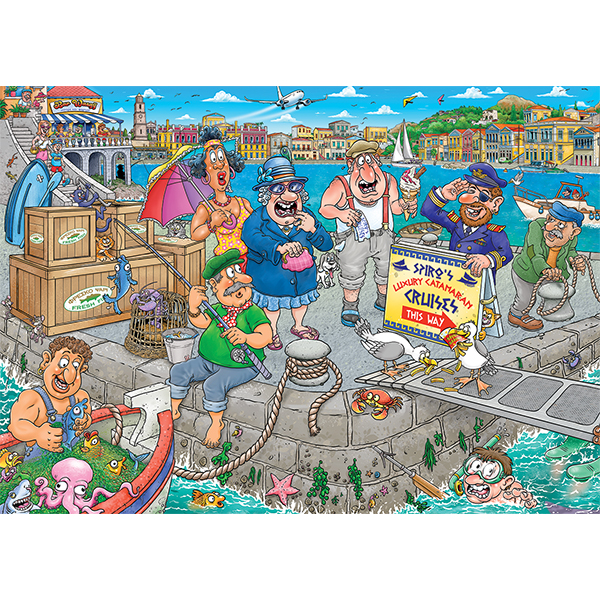 Wasgij? Original Puzzle No. 47 – Boating Bedlam! – 1000 Pieces