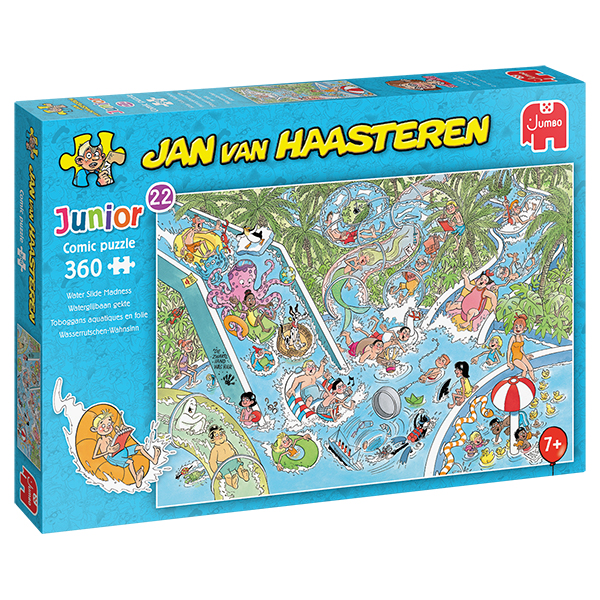 Jan Van Haasteren Junior Puzzle – Water Slide Madness – 360 Pieces