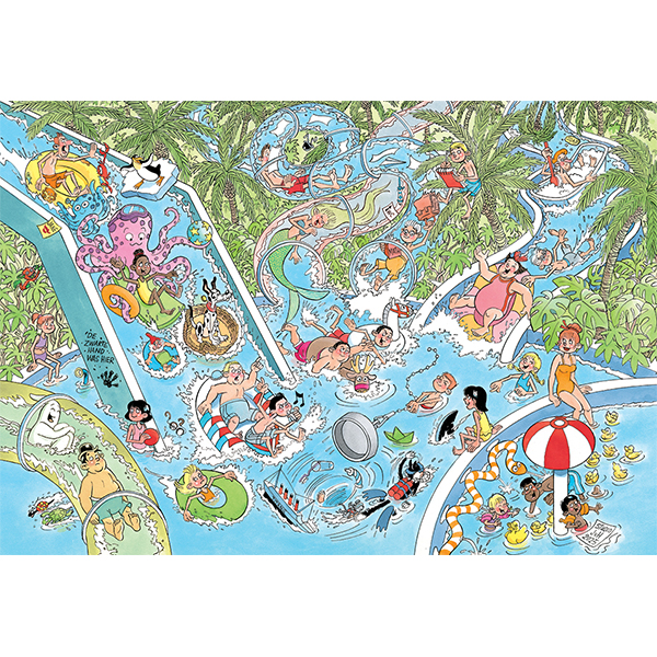 Jan Van Haasteren Junior Puzzle – Water Slide Madness – 360 Pieces