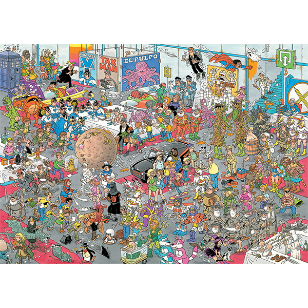 Jan Van Haasteren Puzzle – Give us some space & All dressed up – 2x1000 Pieces