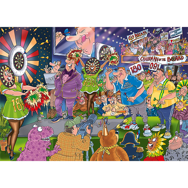 Wasgij? Mystery Puzzle No. 30 – Bullseye! – 1000 pieces