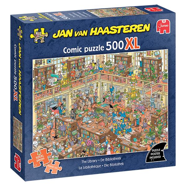 Jan Van Haasteren Puzzle – The Librairie – 500 XL Pieces