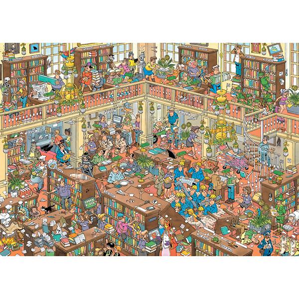 Jan Van Haasteren Puzzle – The Librairie – 500 XL Pieces
