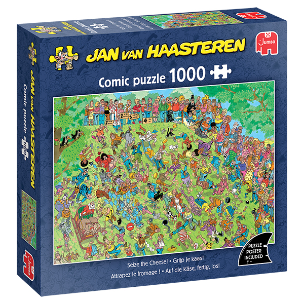 Jan Van Haasteren Puzzle – Seize the Cheese! – 1000 Pieces