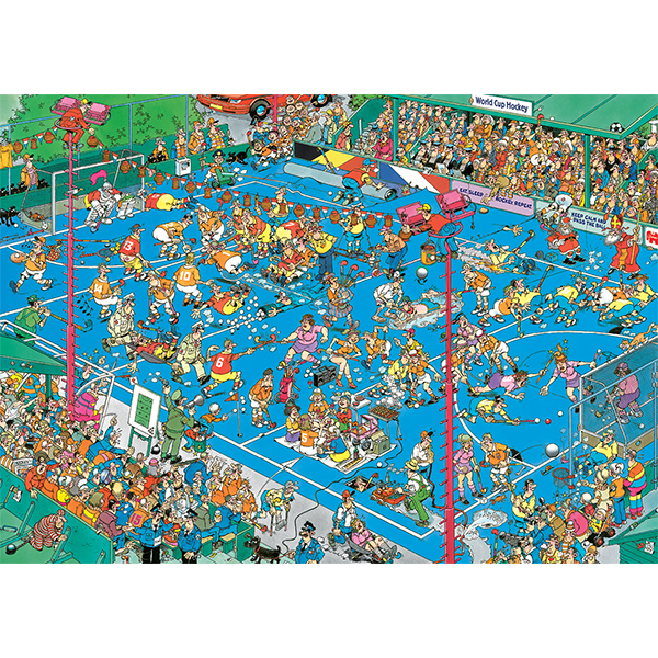 Jan Van Haasteren Puzzle – Hockey Championships (with poster) – 1000 Pieces