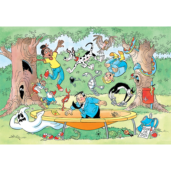 Jan Van Haasteren Junior Puzzle – Trampoline Jumping – 150 Pieces