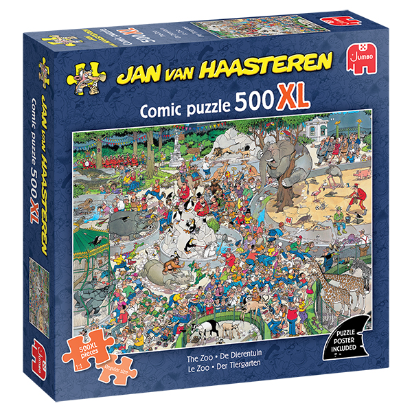 Jan van Haasteren Puzzle – The Zoo – 500 XL Pieces