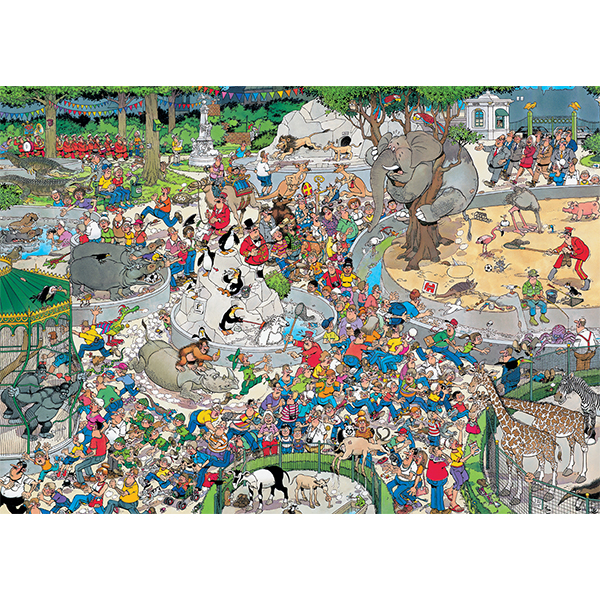 Jan van Haasteren Puzzle – The Zoo – 500 XL Pieces