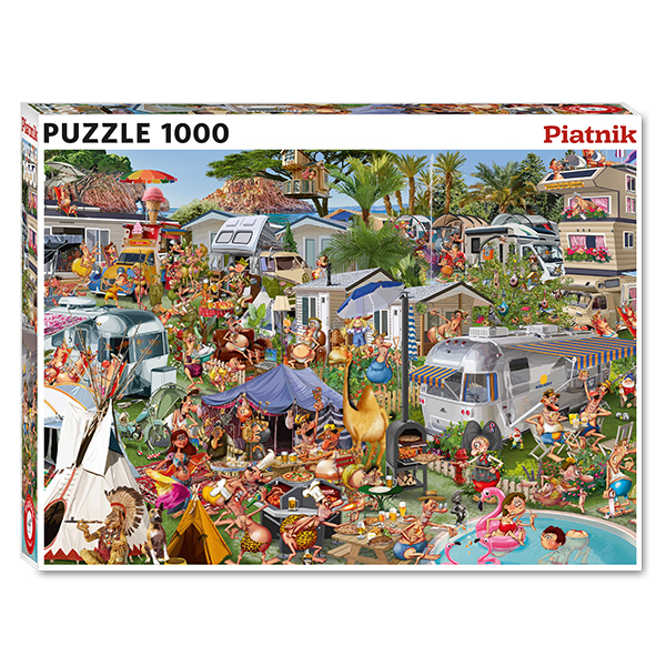 Casse-tête Piatnik - Camping chaos - 1000 pièces