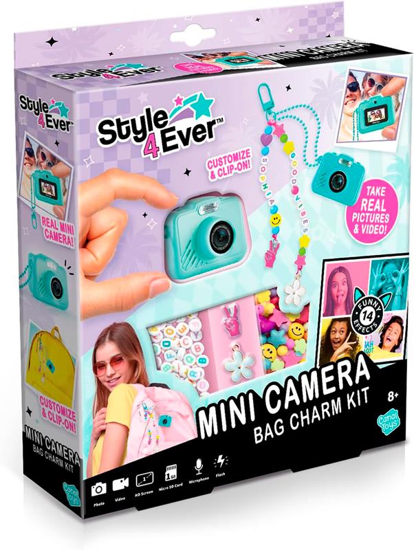 Style 4 Ever - Ensemble d'activité mini caméra breloque