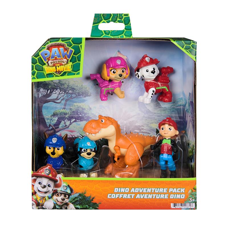 Pat' Patrouille - Aventure Dino - Coffret de 7 figurines