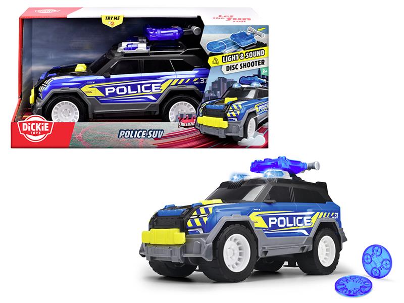 City Heroes - VUS de police avec son et lumière - 30cm