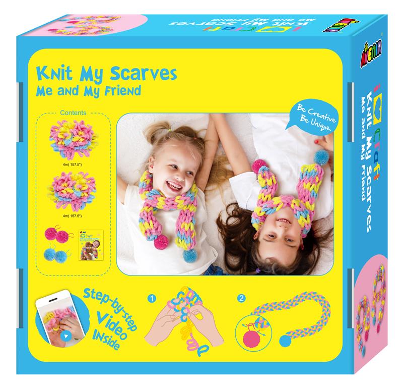 I love craft - Knit My Scarves : Me and My Friend