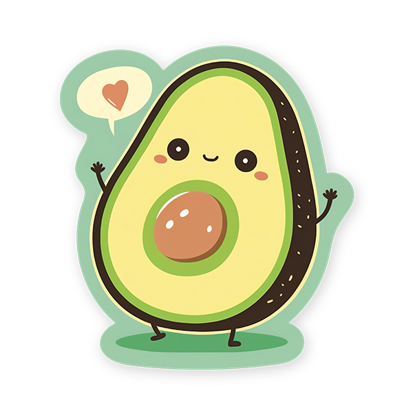 Vinyl Sticker - Avocado