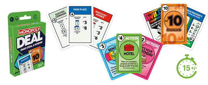 Monopoly Deal - Jeu de cartes