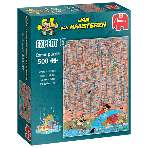 Casse-tête Jan Van Haasteren - Où est la fuite - 500 pièces