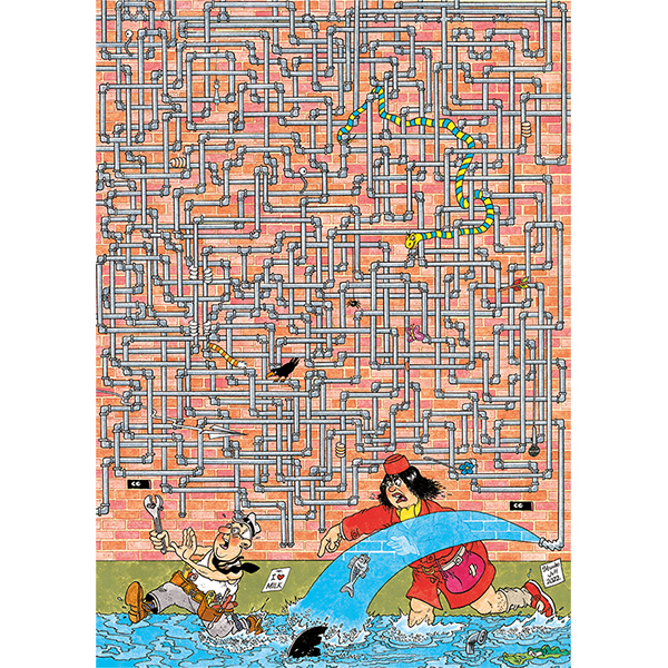 Jan van Haasteren Puzzle - Where Is the Leak? - 500 Pieces