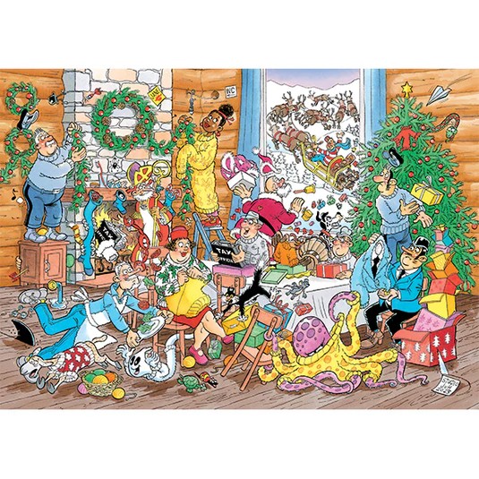 Jan van Haasteren Puzzle – A Knitted Christmas – 500 Pieces