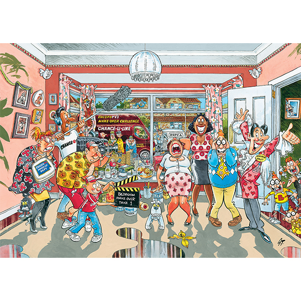 Casse-tête Wasgij? Original #9 - Petite rénovation - 1000 pièces