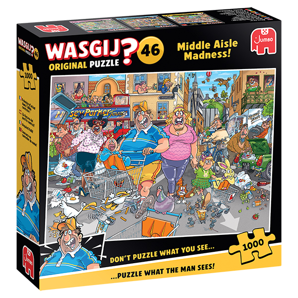 Casse-tête Wasgij? Original #46 - Frénésie dans l'allée - 1000 pièces