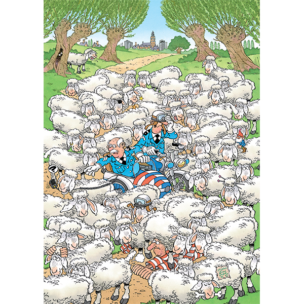 Casse-tête Jan Van Haasteren Expert 7 - Coincé comme un mouton - 500 pièces