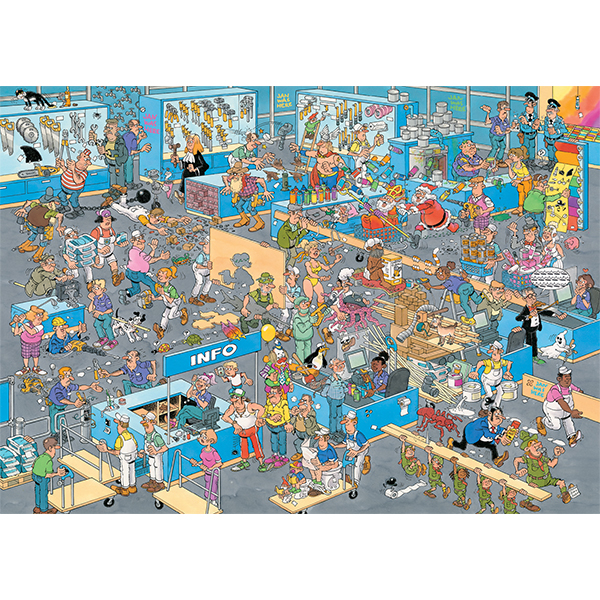 Casse-tête Jan Van Haasteren - Boutique de bricolage & projet de rénovation - 2 x 1000 pièces