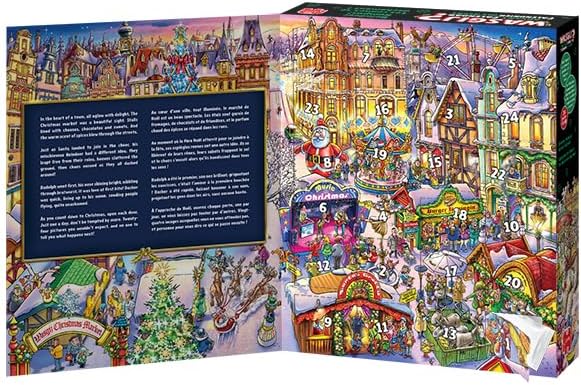 Wasgij? : Calendrier de l'avent - Les rennes se déchaînent ! - 24 x 54 pièces