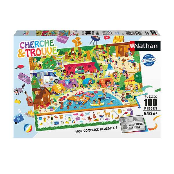 Nathan Puzzle - Search & Find: At the Campsite - 100 Pieces