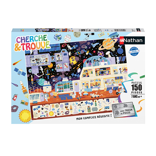 Nathan Puzzle - Search & Find: In Space - 150 Pieces