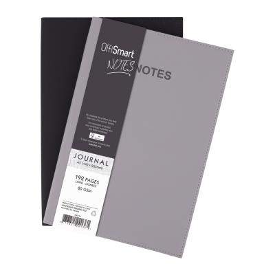 Deluxe Faux Leather Journal Notebook – 5" x 8" – Assorted Colors