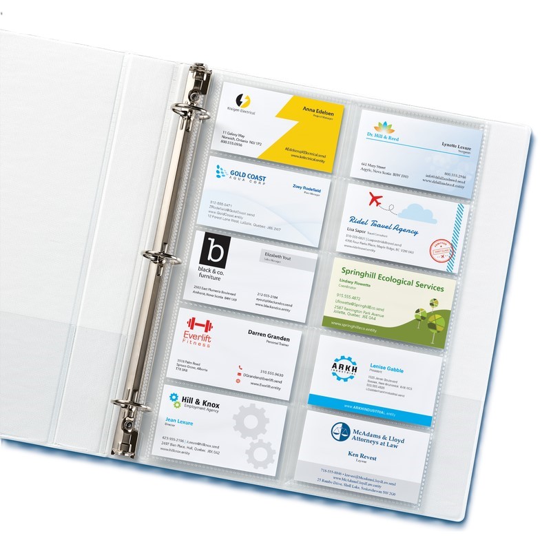Porte-cartes d'affaires Avery - Paquet de 5
