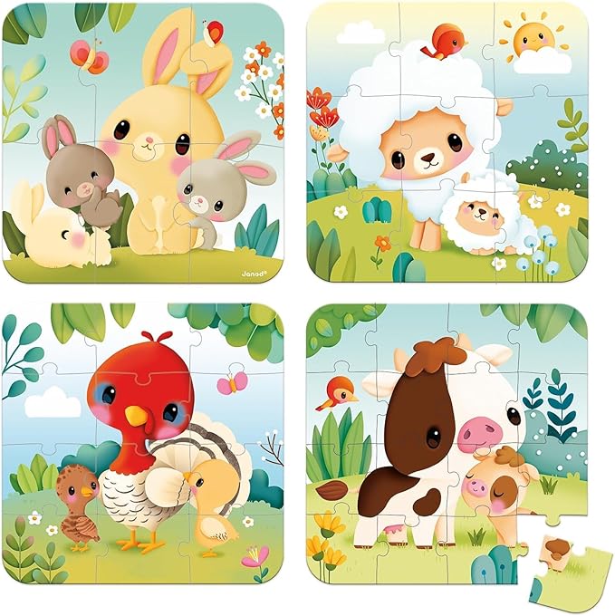 Progressive Puzzles – Farm Animals