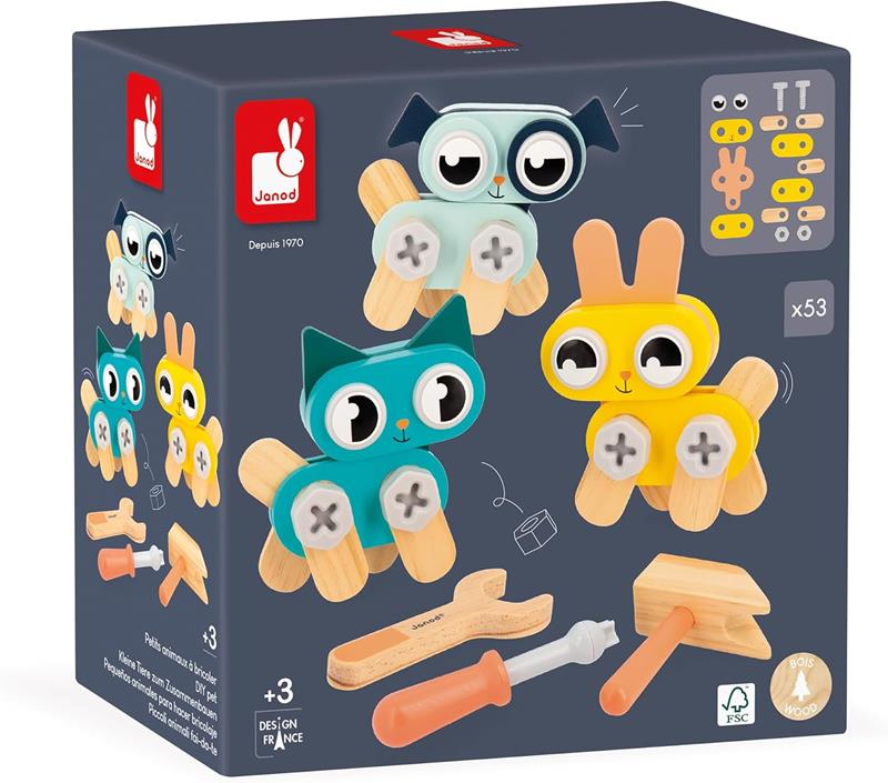 Build-It-Yourself Little Animals Brico'Kids