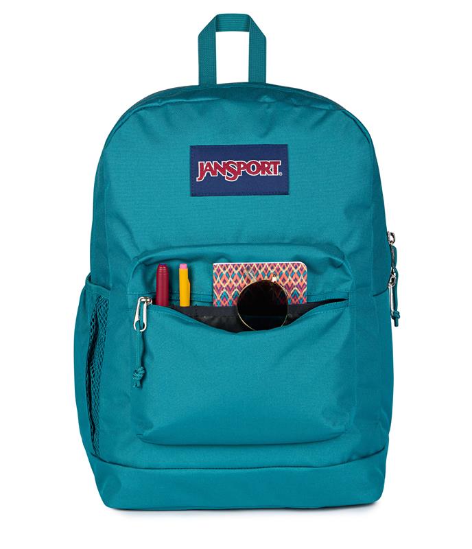 JanSport Cross Town Plus Backpack - Emerald Pool