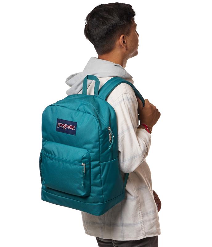 JanSport Cross Town Plus Backpack - Emerald Pool