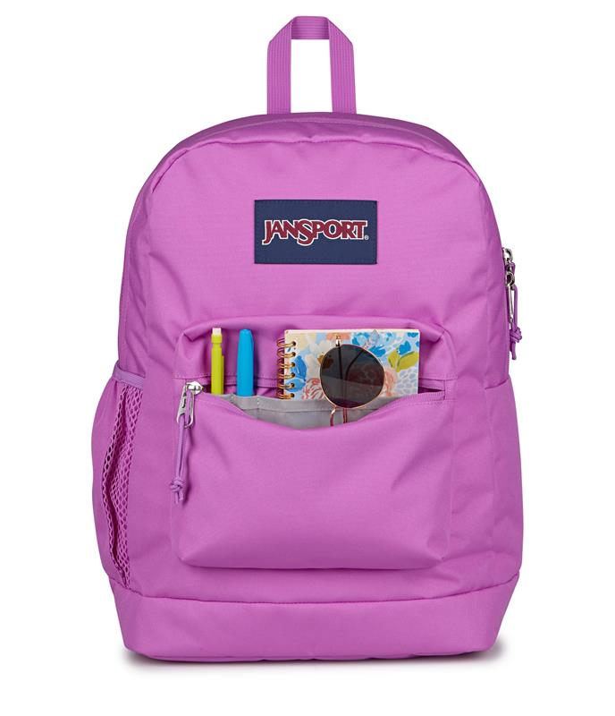 JanSport Cross Town Plus Backpack - Digital Fuchsia
