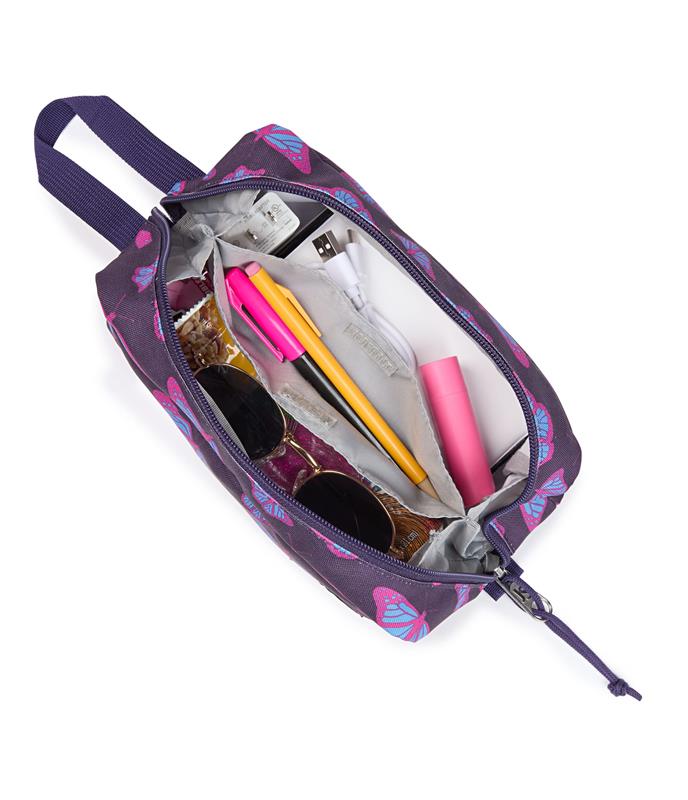 JanSport Perfect Pouch Pencil Case - Flutter by Purple