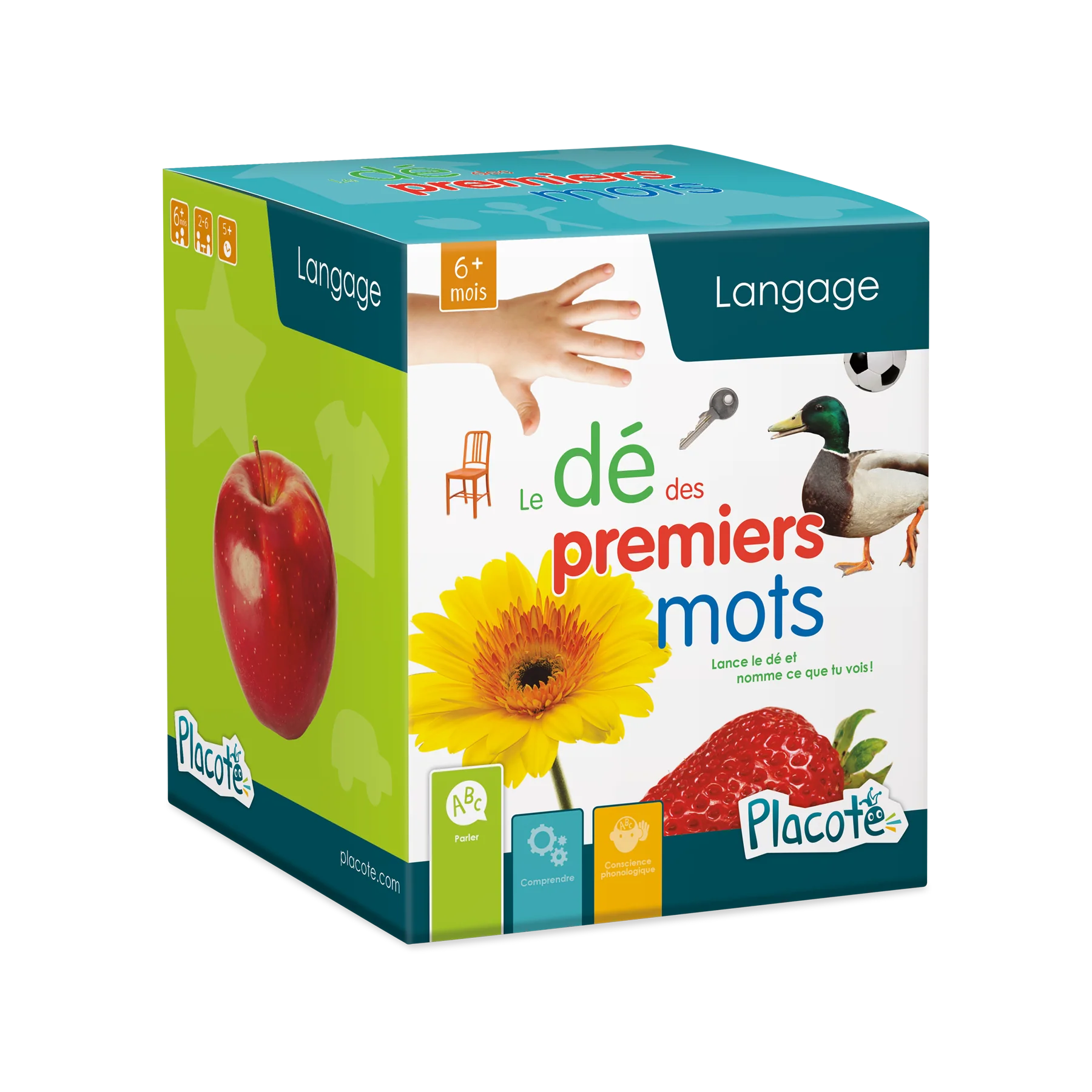 Placote - Le dé des premiers mots