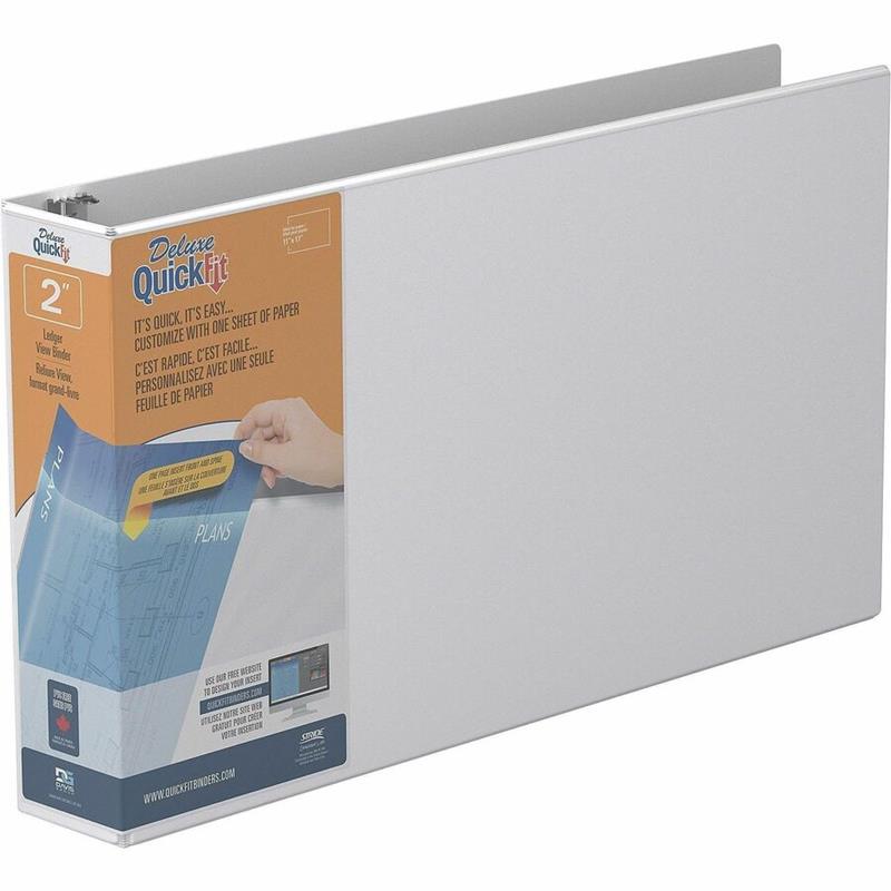 Image Reliure de présentation format tabloïd Deluxe QuickFit®