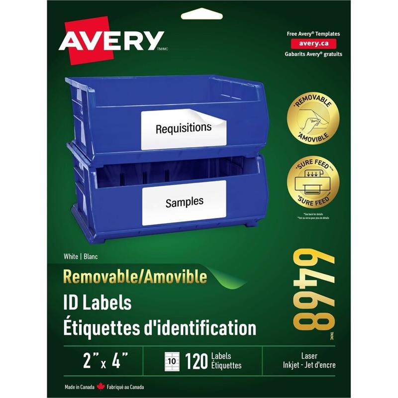 Image Étiquettes d'identification amovibles
