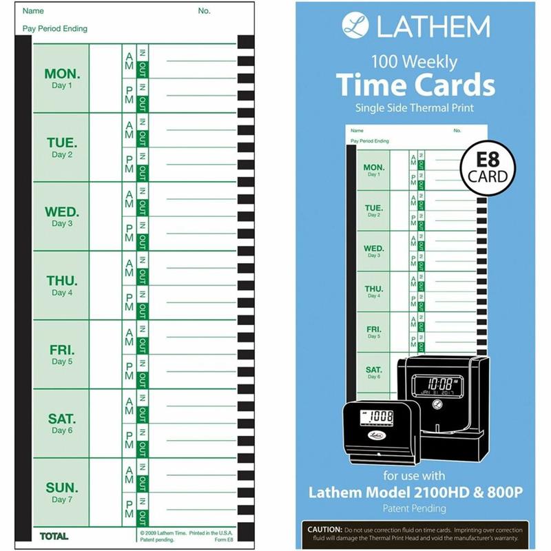 Image Cartes de temps E8