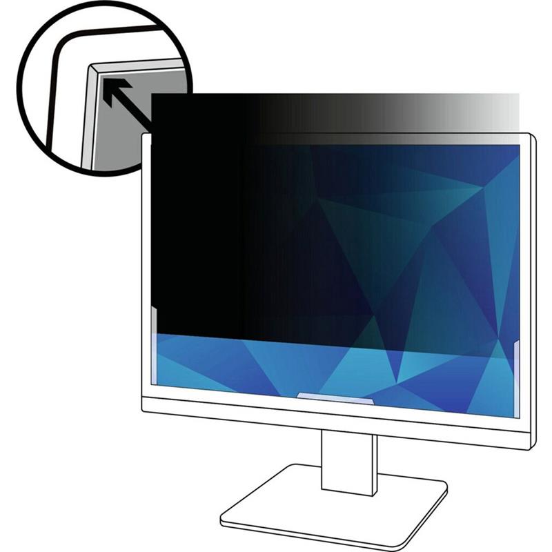 Image Filtre de confidentialité noir sans cadre