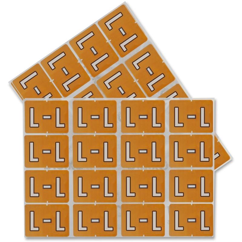 Image End Tab A-Z Filing Labels