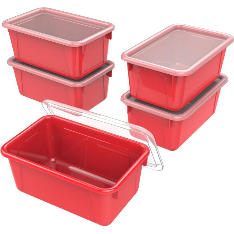 Image Small Cubby Bin with Cover