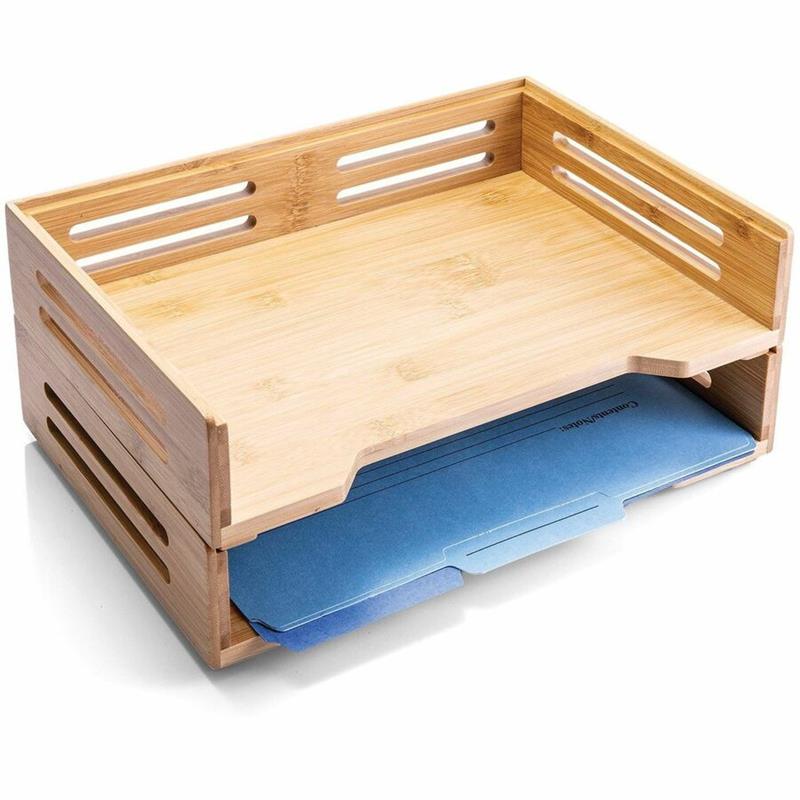 Image Corbeille de bureau en bambou