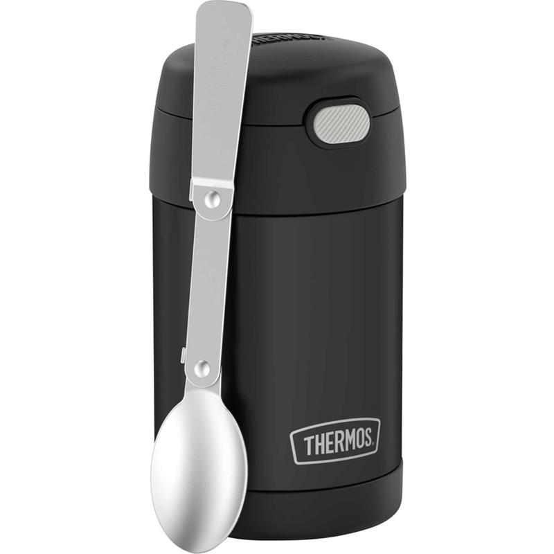 Image Thermos Stainless Steel FUNtainer® Food Jar with Folding Spoon