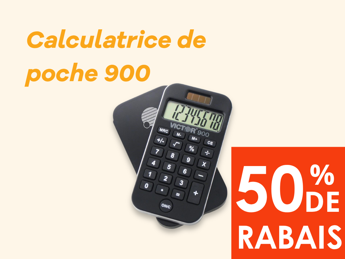 Calculatrice de poche 900