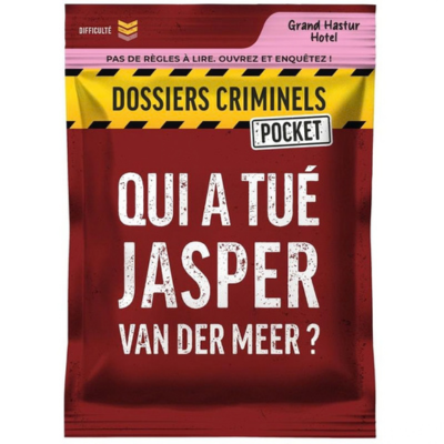 Dossiers Criminels Pocket : Qui a Tué Jasper Van Der Meer? - FR